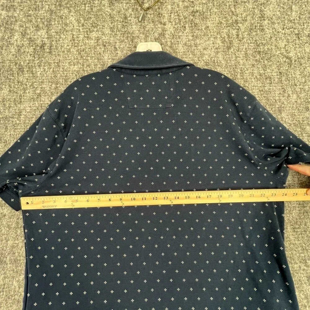 Banana Republic Shirt Mens Extra Large Blue Dress Polo Cotton Business Casual‎